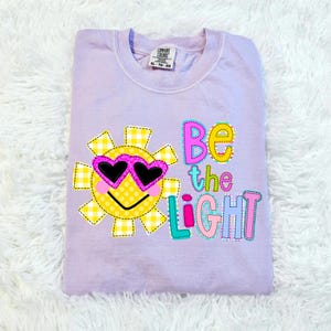 Be the light dtf Transfers bereit zum Pressen, direkt zum Film, Tshirt Transfer, Glaube DTF, Jesus DTF, religiöse dtf Transfer, christliches Mädchen