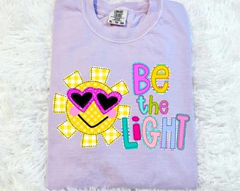 Be the light dtf Transfers Ready To Press, Direct To Film, Tshirt Transfer,Faith DTF, Jesus DTF,  religious dtf Transfer, Christian girl