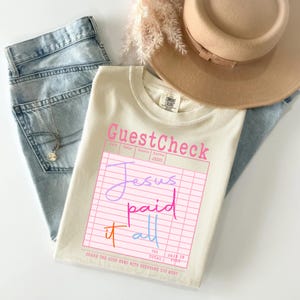 Christian Transfers, prêt à imprimer, film direct, transfert Tshirt, Faith DTF, Jesus DTF, transfert religieux dtf, Jésus a tout payé