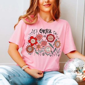 Es ist in Ordnung, dtf Transfers bereit zum Pressen, direkt zum Film, Tshirt Transfer, Trendy DTF, retro, Positivity DTF, Inspirational Dtf