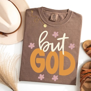 But God DTF TransferJesus, Faith, God, Heat Transfer, Bereit zum Pressen, Faith DTF, Christian