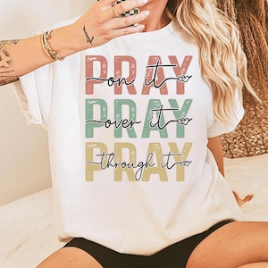 Pray Faith Christian DTF Transfer: Gotowy do prasowania termotransferowego