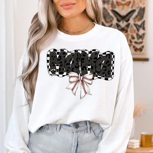 Baseball Mama Coquette Dtf Transfers bereit zum Pressen, direkt zum Film, Tshirt Transfer, Baseball DTF, Coquette Bow DTF
