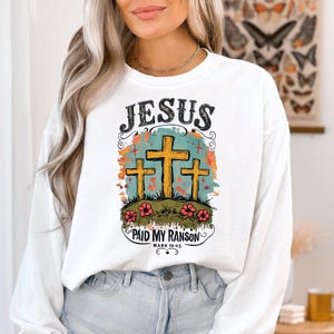 Transferts DTF de Pâques, prêt à l'emploi, film direct, transfert de t-shirt, DTF Faith, DTF Jésus, transfert chrétien