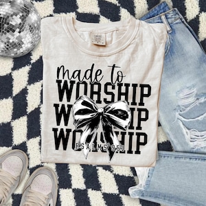 Christliche Transfers fertig zum Pressen, direkt zum Film, Tshirt Transfer, Glaube DTF, Jesus DTF, religiöser DTF Transfer, Made to Anbetungsstil