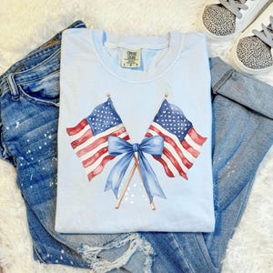 America Coquette DTF, transfert dtf graphique du 4 juillet, transfert Dtf du Memorial Day, transfert Dtf aquarelle prêt à presser le 4 juillet
