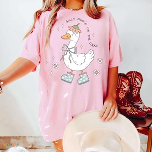 Silly Goose DTF: Trendy Floral Heat Press Transfer
