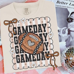Coquette Game Day DTF Transfer: Ready to Press Heat Transfer