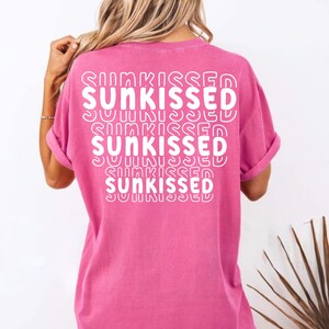 Sunkissed Dtf Transfers bereit zum Pressen, direkt zum Film, Tshirt Transfer, Sommer DTF, Trendy DTF, Lake Beach River