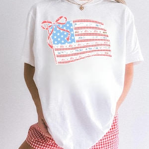Amerika Flagge Preppy DTF, 4. Juli Grafik Dtf Transfer, Vaterländischen Dtf Transfer, bereit, Dtf Transfer zu drücken