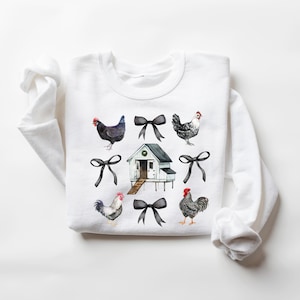 Huhn Coquette Dtf, bereit, Tshirt-Transfers zu drücken, Western Dtf, Vintage Hühner, Bauernleben Dtf