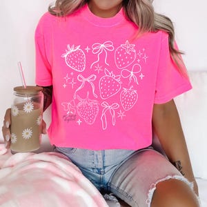 Sommer Dtf Transfers bereit zum Pressen, direkt zum Film, Tshirt Transfer, Erdbeer Festival DTF, Trendy DTF