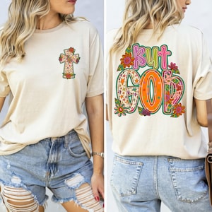 Maar god retro bloemen DTF-overdrachten klaar om te drukken, direct naar film, tshirtoverdracht, Christian DTF, trendy DTF-dtf vooraan, achteraan, dtf op zak