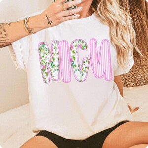 Nicu Nurse Floral DTF, pronto per la stampa, trasferimento DTF, pressa a caldo, trasferimenti diretti su pellicola, stampa DTF, trasferimento a caldo