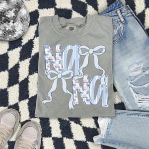 Nana Grand Millennial Cottage Kern Dtf Transfers bereit zum Pressen, direkt zum Film, Tshirt Transfer, Nana coquette DTF, Trendy DTF, Preppy DTF