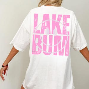 Lake bum dtf Transfers bereit zum Pressen, direkt zum Film, Tshirt Transfer, beunruhigtes Gesicht, Retro Sommer Dtf, glückliches Gesicht