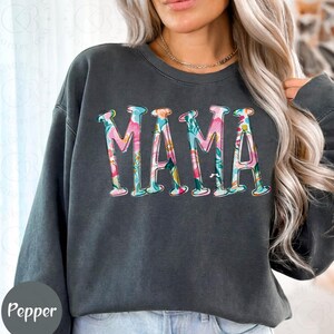 Mama Dtf Transfers bereit zum Pressen, direkt zum Film, Tshirt Transfer, Floral Mama DTF, Frühling DTF