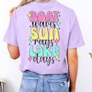 Lake Days Dtf Transfers bereit zum Pressen, direkt zum Film, Tshirt Transfer, Sommer DTF, Trendy DTF