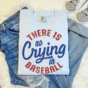 Es gibt kein Weinen in Baseball Pressfertige Dtf Transfer, Baseball Dtf Transfer, Pressfertiger Baseball Dtf Transfer, lustiger Baseball