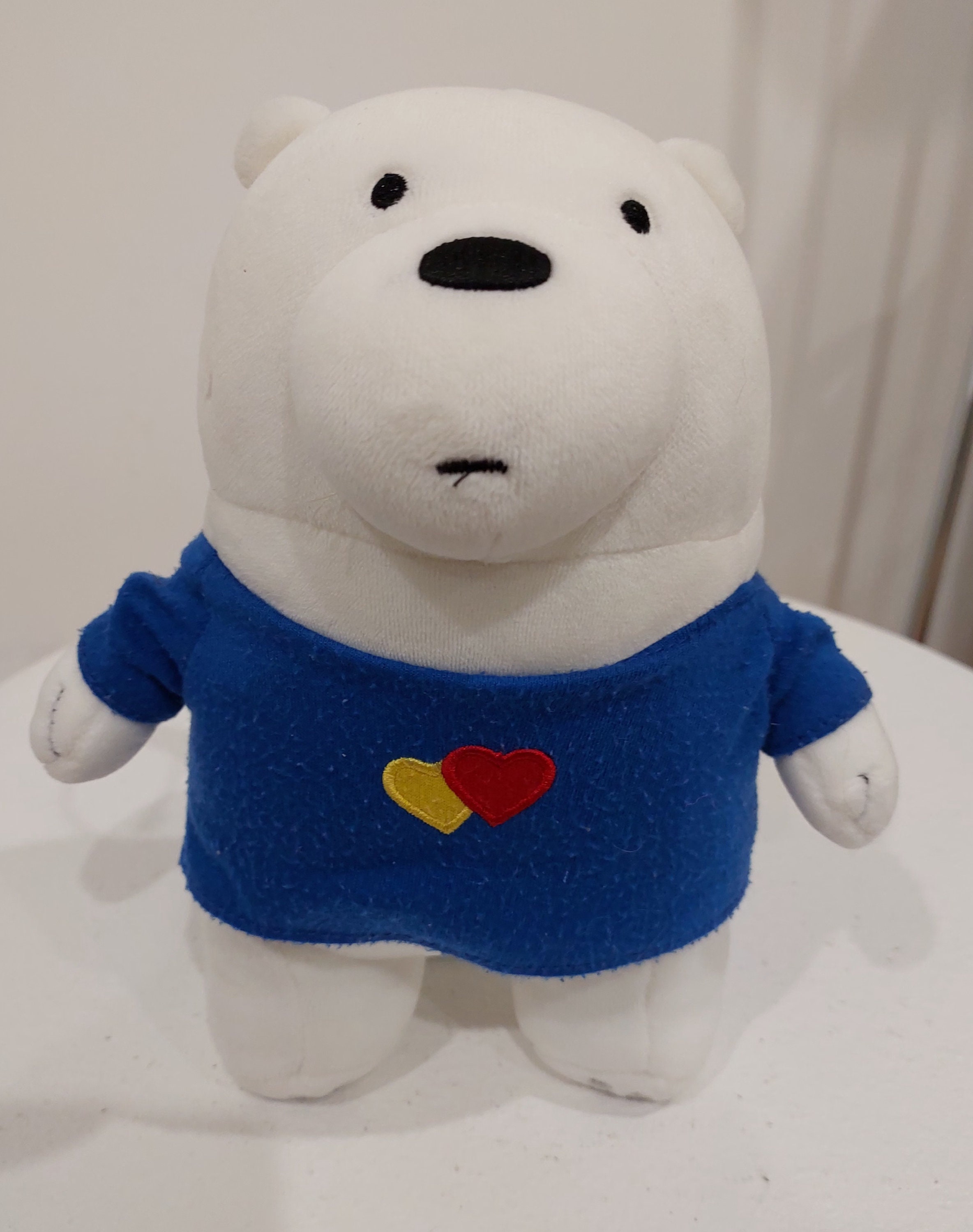 Cartoon Network Ice Bear in Blue Shirt Plush by Miniso India