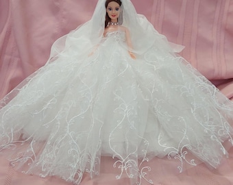 Barbie bride, wedding glamorous doll