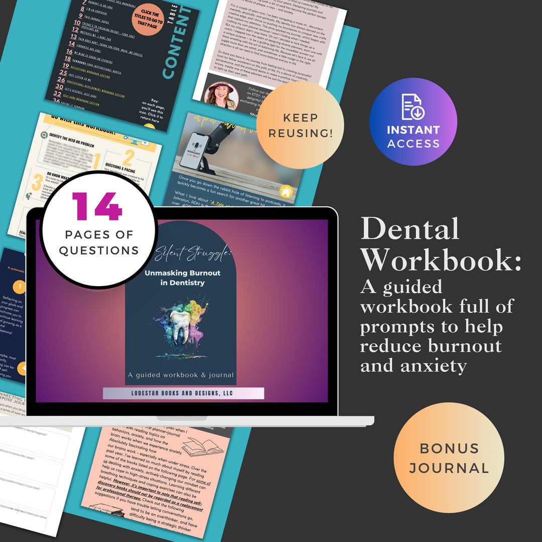 Dental Hygienist Workbook, Dental Assistant Digital, Dental Hygiene
