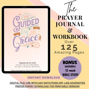 Prayer Journal Christian Bible Study Notebook Gift for Girl Who Loves Jesus Journal Bible Verse Notebook Sermon Notes Christian Gift