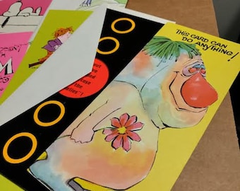 Large Variety of Unused Retro Greeting Cards, Some with Envelopes