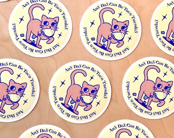 FF14 Graha Taco Cat Sticker