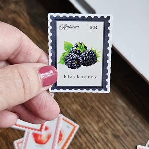 Alabama State Sticker étiquette vintage Berry Design Southern Art Sticker pour carnet de notes accent State Pride | Planificateur heureux