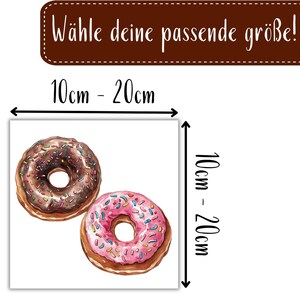 Snabbmat Bügelbilder, Party Snacks Wasserfarbe zum Aufbügeln, Pizza Tshirt, Donut Bügelmotiv, Süßigkeiten Bilder, Bügelmotiv Burger bild 4