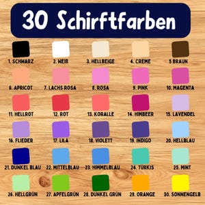 Schulkind 2026 mit Name Bügelbild, Einschulung Individuelle Bügelbilder, Schriftzug zum Aufbügeln, Farbwahl Kinder Schultüte Süß Bügelmotiv image 2