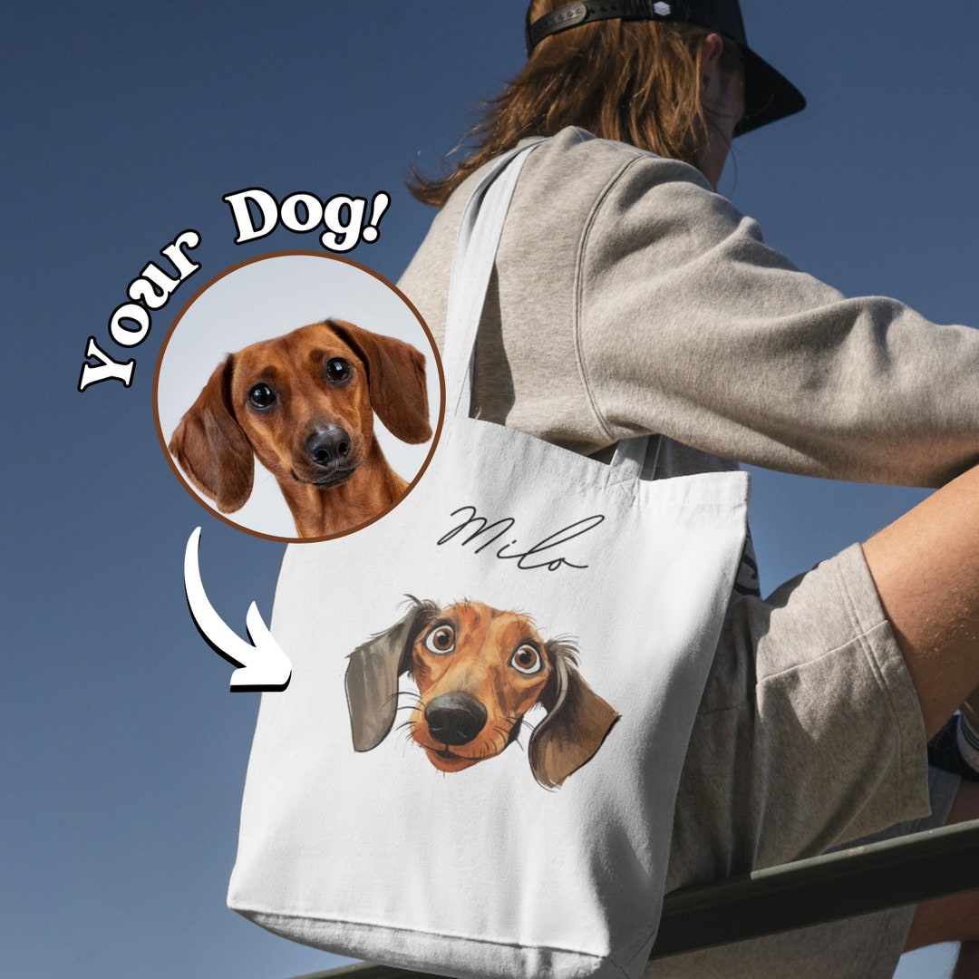 Custom Dog Travel Bag Dog Backpack Dog Walking Bag Personalized Dog Bag