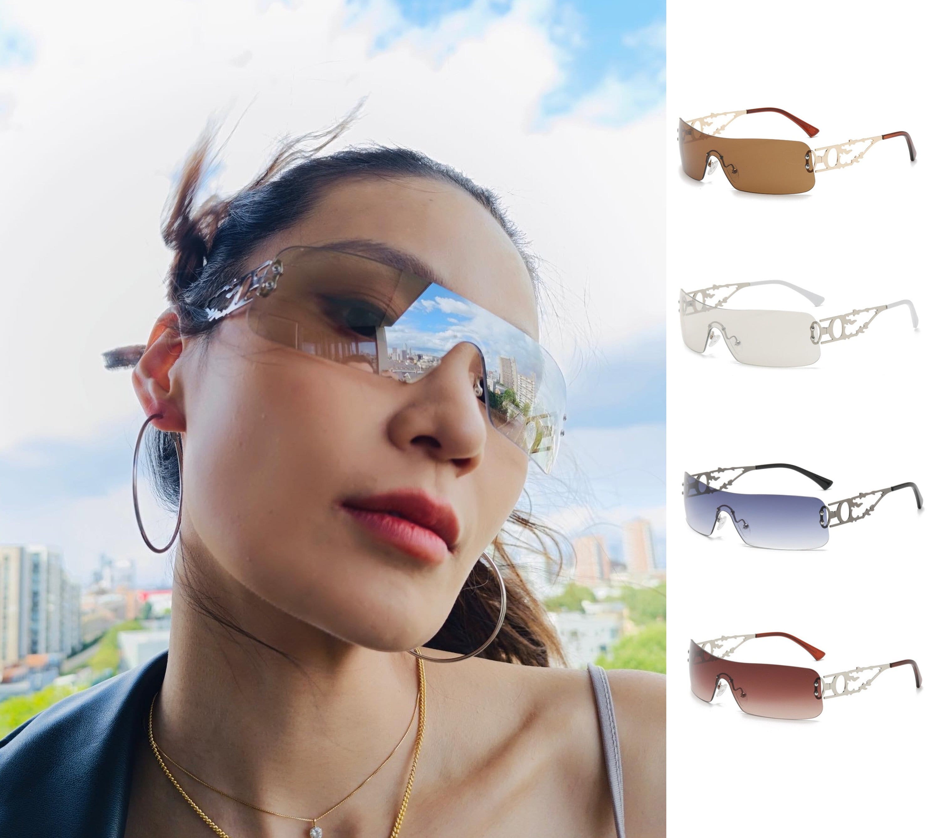 Rimless Sunglasses 