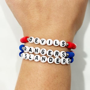 NHL Team Heishi Beaded Bracelet