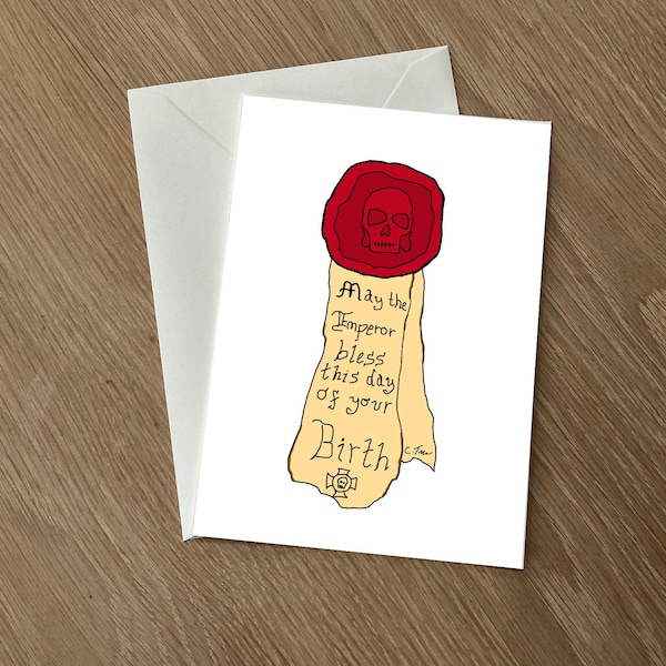 Purity Seal Birthday Card