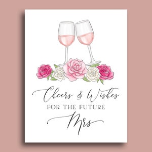 Cheers Future Mrs Card: Bridal Shower, Engagement Gift