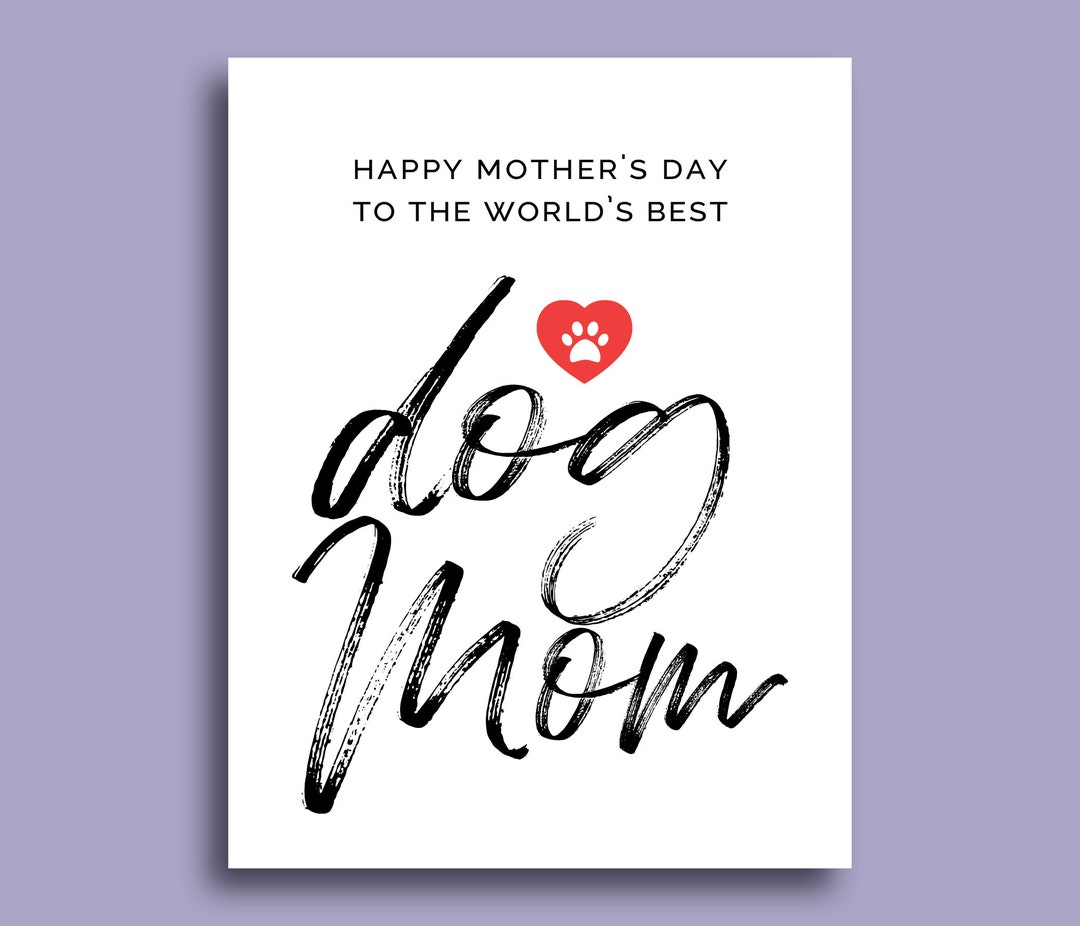 Artistic Dog Mom Mothers Day Card Capture Nature Artistic Dog Mom Mothers Day Card Capture Nature