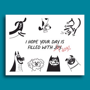 Dog Lover Card: Funny Birthday Card for Friend