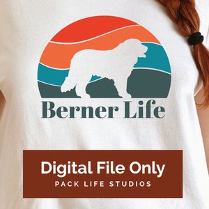 Berner Sennenhund Liebhaber PNG | Berner Tshirt Design | Berner Sublimation | Hund Zitat Sublimation | Hunde Grafiken für Tassen und Shirts