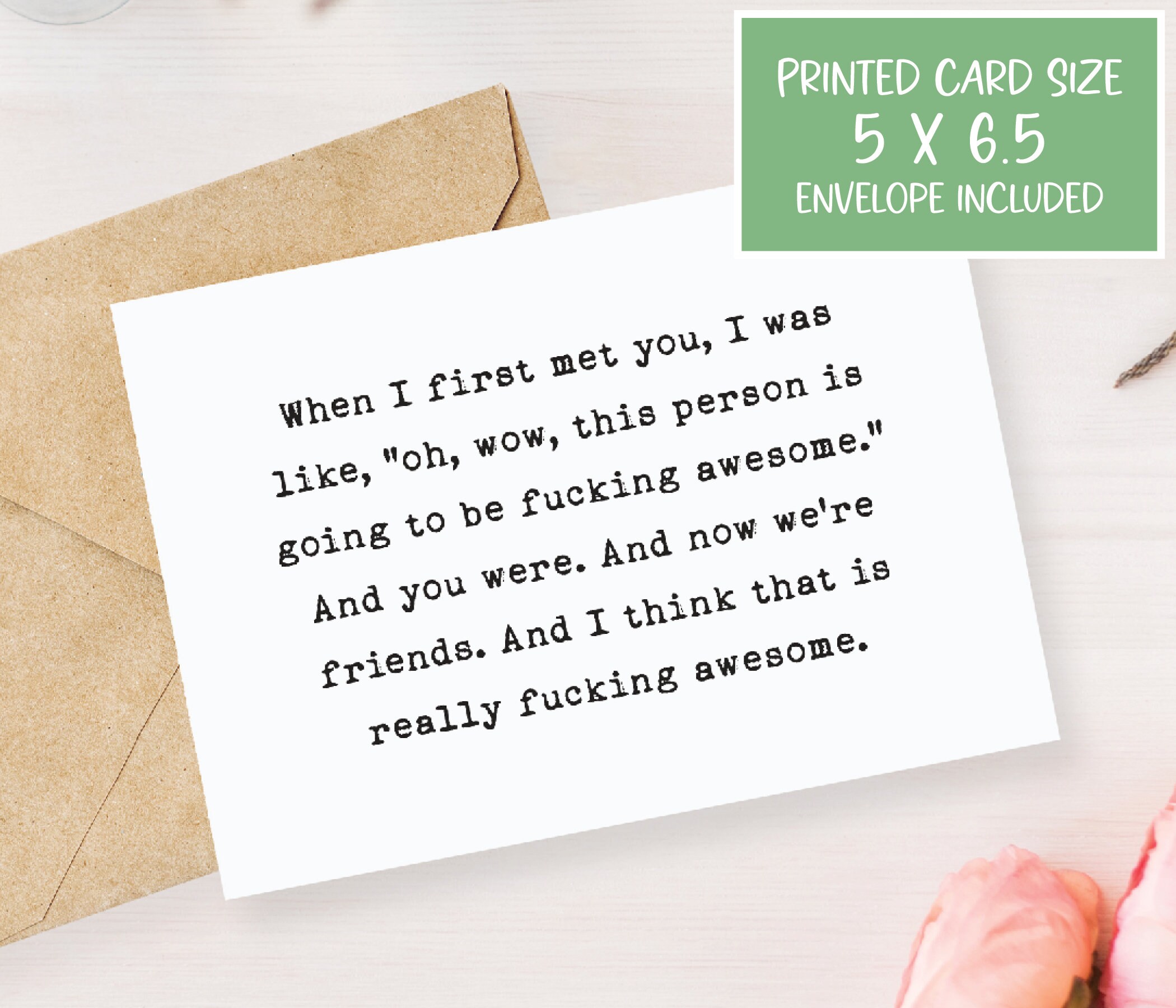 When I First Met You I Was Like | Birthday Card for Friend | Funny ...