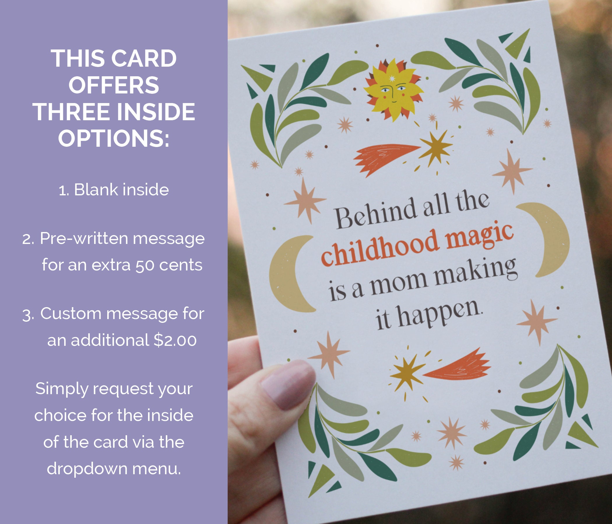 Childhood Magic Mother's Day Card | Whimsical Birthday Card for Mom ...