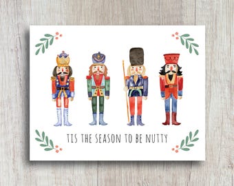 Funny Nutcracker Christmas Card: Holiday Cards For Friends