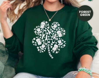 St Patricks Day Sweatshirt Lucky Shirt, Funny St Patricks Day Beer Shirt, Bartender Shirt, Irish Shamrock Shirt, St Paddys Day Sweatshirt