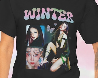 Camiseta pirata retro de invierno Y2K de AESPA: camiseta de grupo de chicas K-pop: artículos de Kpop
