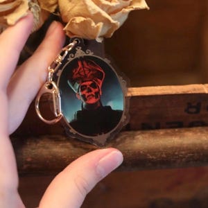 Papa Emeritus ii portrait keychain