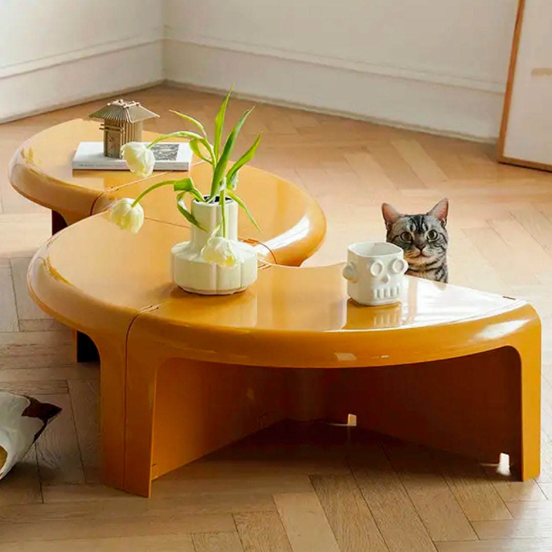 Modular ABS Coffee Table Funny Ripple Coffee Table Etsy