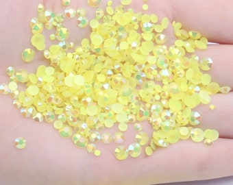 Yellow AB Jelly Rhinestones