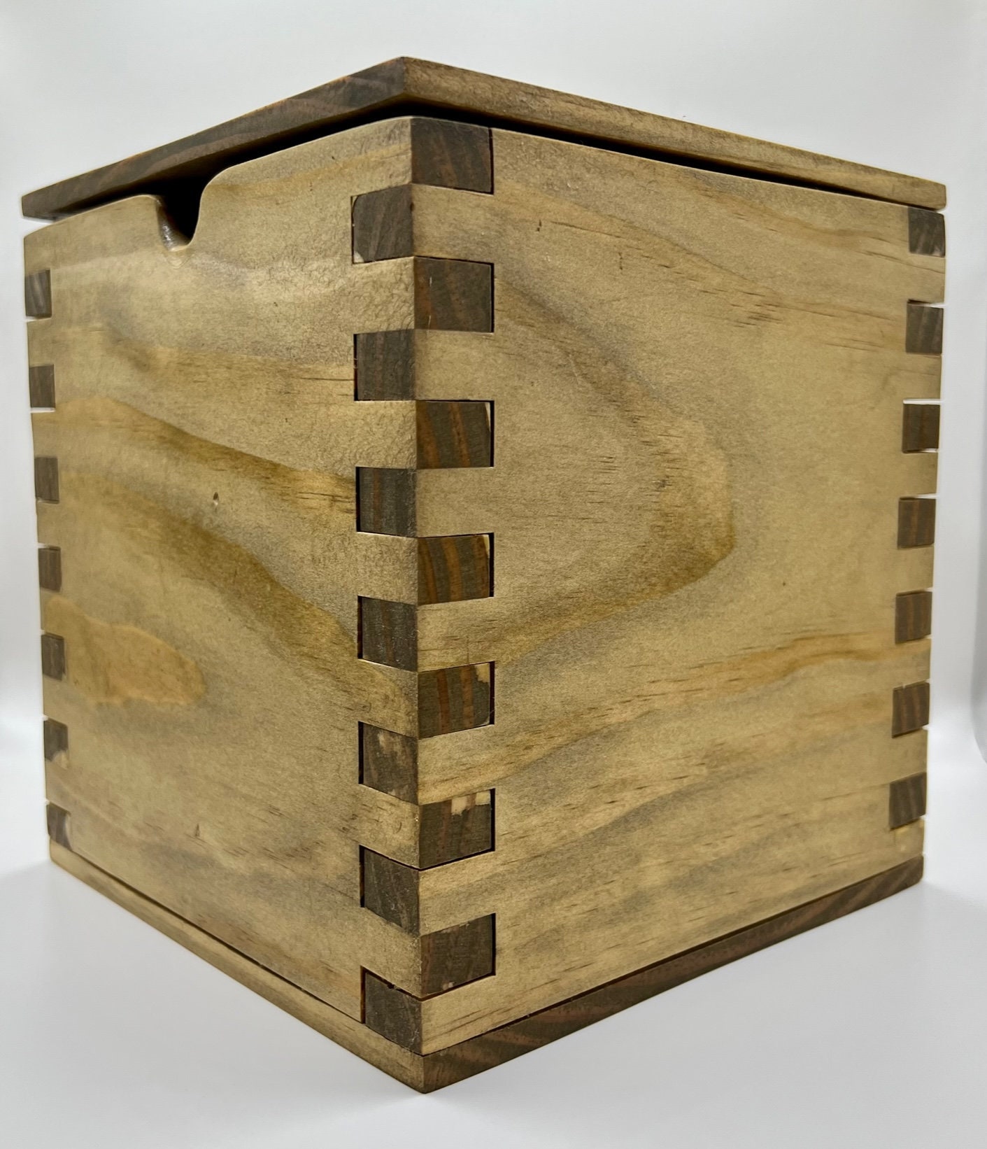 Wood Knitting Box 