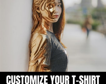 Custom T-shirt - Turn your self into characters made of materials